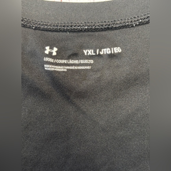 Kids Under Armour Loose Fit Short Sleeve Tee - Picture 4 of 6
